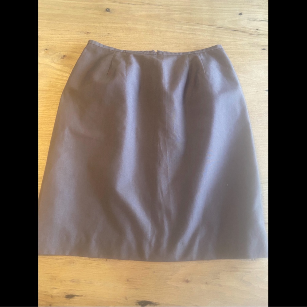 Norton McNaughton Knee Length‎ Pencil Skirt Brown Women’s 14 Preloved